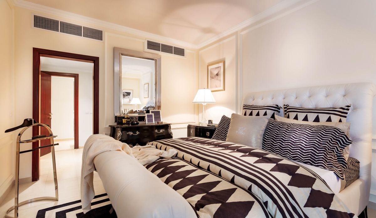 Luxury hotel bedroom